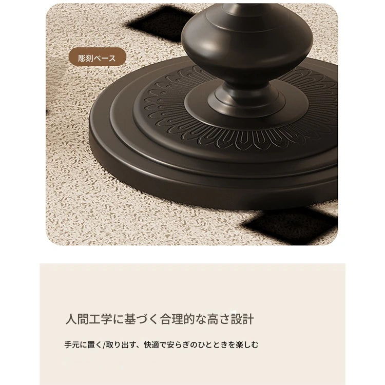 エレガントなデザインのブラックセンターテーブル - モダンなリビングに最適な装飾アイテム hch-3097