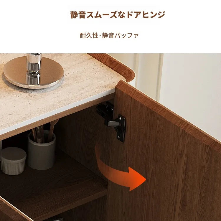 キャビネット ベージュ セラミック 合皮 hdh-3569