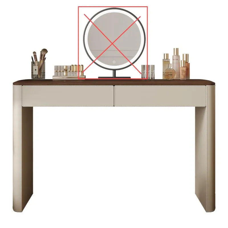 化粧台 カーキ 無垢材 多層板 合皮 hdh-3572