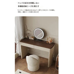 化粧台 カーキ 無垢材 多層板 合皮 hdh-3572