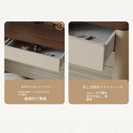 化粧台 カーキ 無垢材 多層板 合皮 hdh-3572