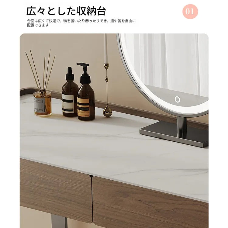 化粧台 カラー1 セラミック 無垢材 多層板 ステンレス 合皮 hdh-3575