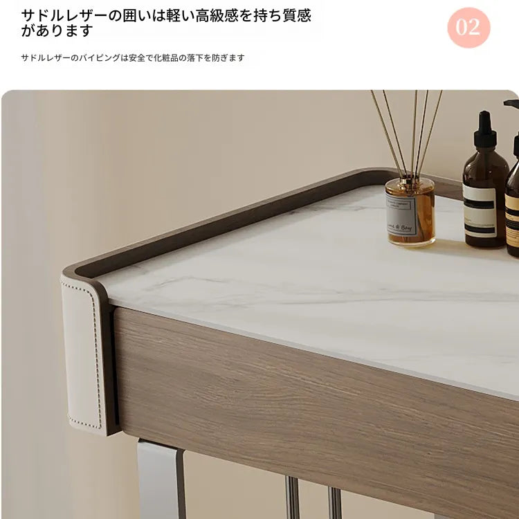 化粧台 カラー1 セラミック 無垢材 多層板 ステンレス 合皮 hdh-3575