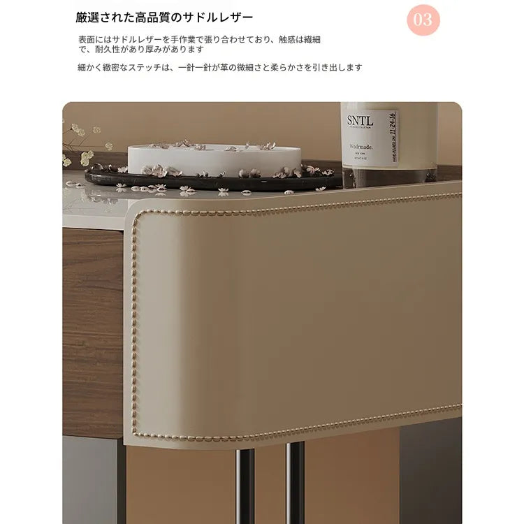 化粧台 カラー1 セラミック 無垢材 多層板 ステンレス 合皮 hdh-3575