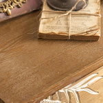 スギ材とアイアン製ナイトテーブル|エレガントデザインのモダン家具 hdst-4219