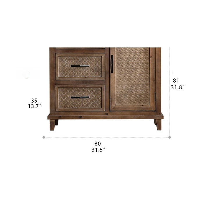 スギ材アイアンキャビネット|ヴィンテージ風収納アイテムでおしゃれな空間作り hdst-4222