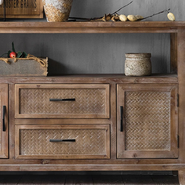 スギ材アイアンキャビネット|ヴィンテージ風収納アイテムでおしゃれな空間作り hdst-4222