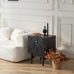 スギ材とアイアンのモダンデザインセンターテーブル|スタイリッシュで存在感ある家具 hdst-4225