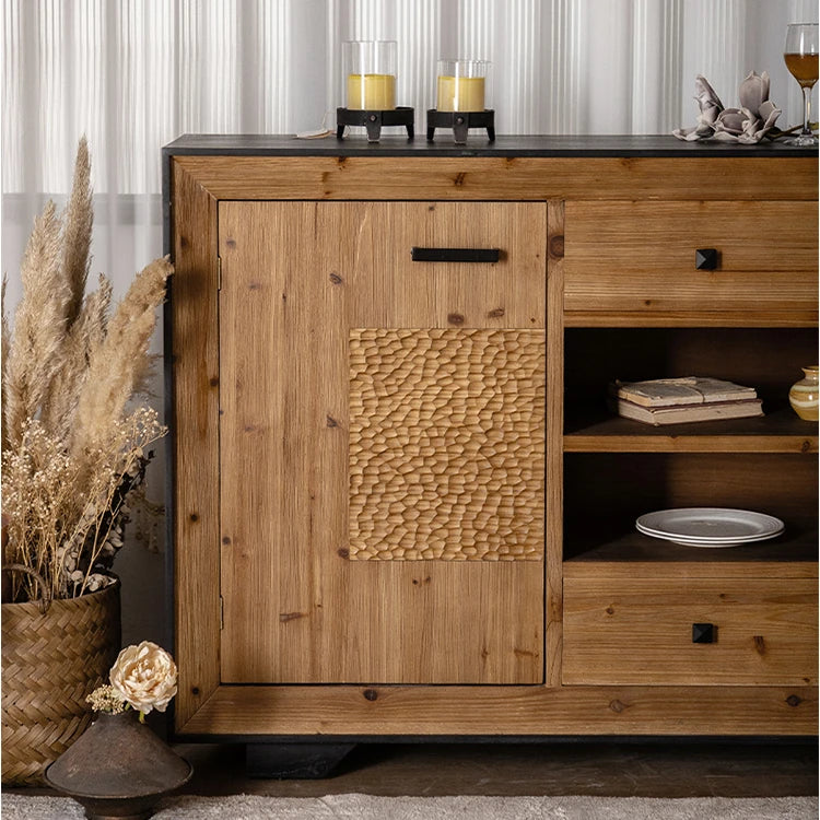 スギ材テレビ台|和風デザインでおしゃれな収納力抜群の逸品 hdst-4230