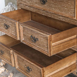 スギ材とアイアンのヴィンテージキャビネット|スタイリッシュな収納ソリューション hdst-4231