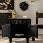 デザインナイトテーブル|パイン材使用おしゃれサイドテーブル hdst-4234