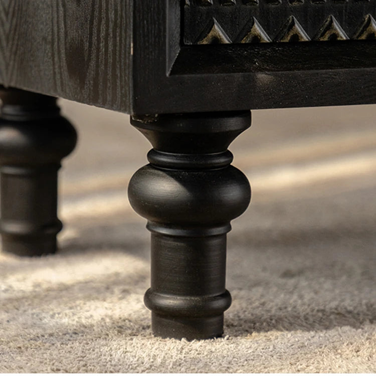 デザインナイトテーブル|パイン材使用おしゃれサイドテーブル hdst-4234