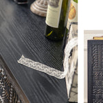 エレガントな北欧風パイン製キャビネット|モダンなインテリアにぴったり hdst-4251