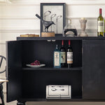 エレガントな北欧風パイン製キャビネット|モダンなインテリアにぴったり hdst-4251