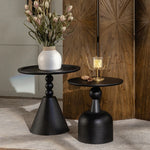 パイン&アイアン製センターテーブル|モダンデザインと優雅さが魅力のインテリアアイテム hdst-4253