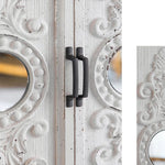 アンティーク風スギ材キャビネット|魅力的なデザインの収納家具 hdst-4255