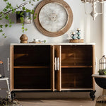 スギ材キャビネット|おしゃれなデザインで空間を演出 hdst-4304