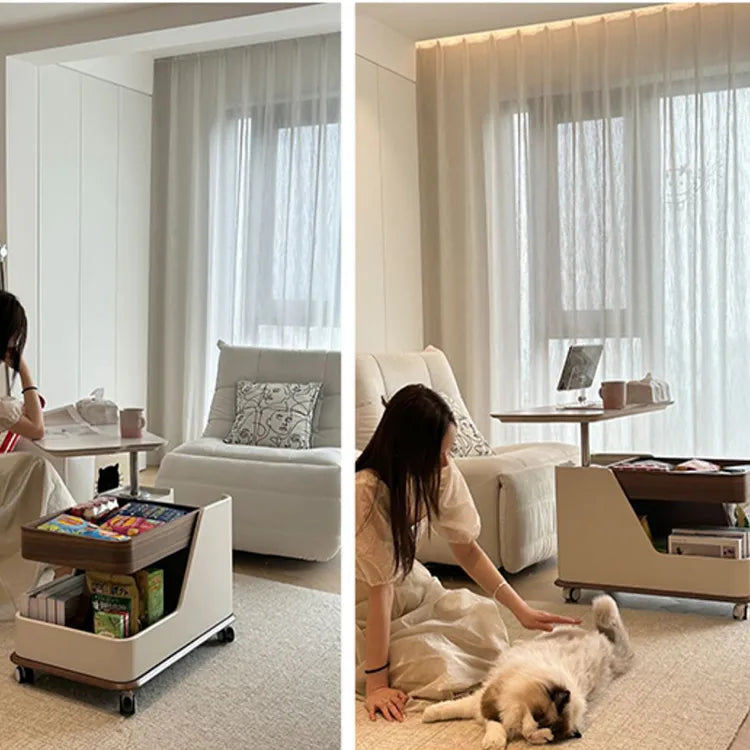 セラミック×ステンレスのモダンセンターテーブル:スタイリッシュなリビングの主役に hfcjp-4003