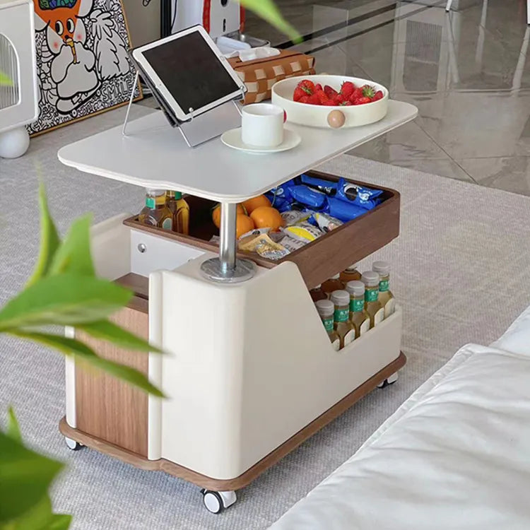 セラミック×ステンレスのモダンセンターテーブル:スタイリッシュなリビングの主役に hfcjp-4003