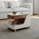 セラミック×ステンレスのモダンセンターテーブル:スタイリッシュなリビングの主役に hfcjp-4003