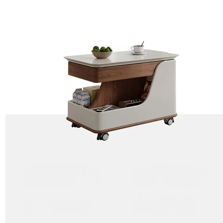 セラミック×ステンレスのモダンセンターテーブル:スタイリッシュなリビングの主役に hfcjp-4003