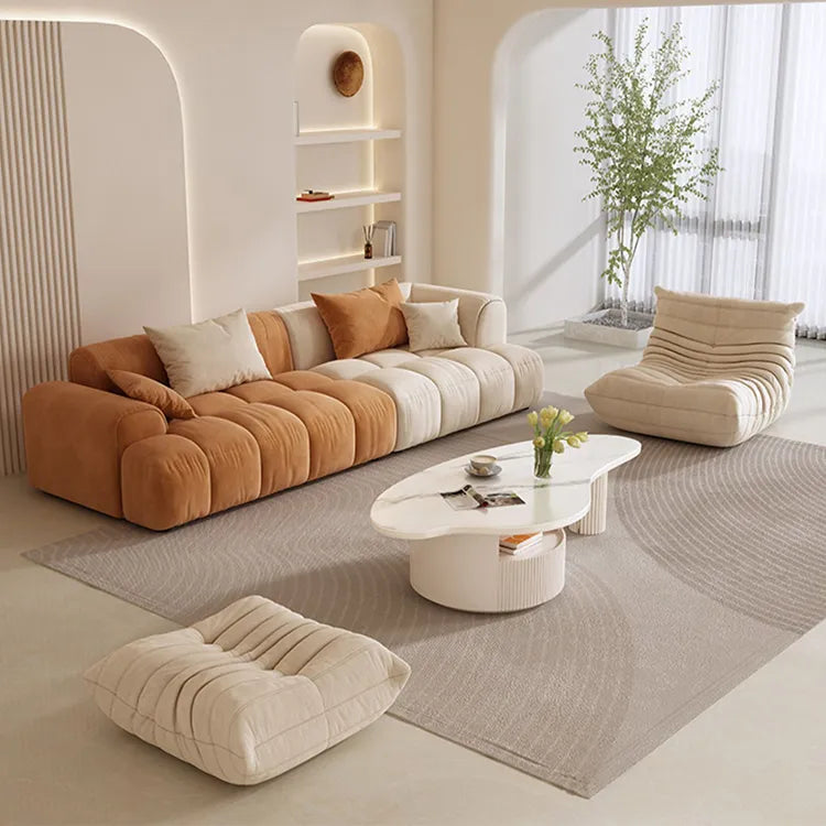 ラグジュアリーなパイルパインソファー|リビングの格上げに最適なデザインアイテム hfcjp-4009