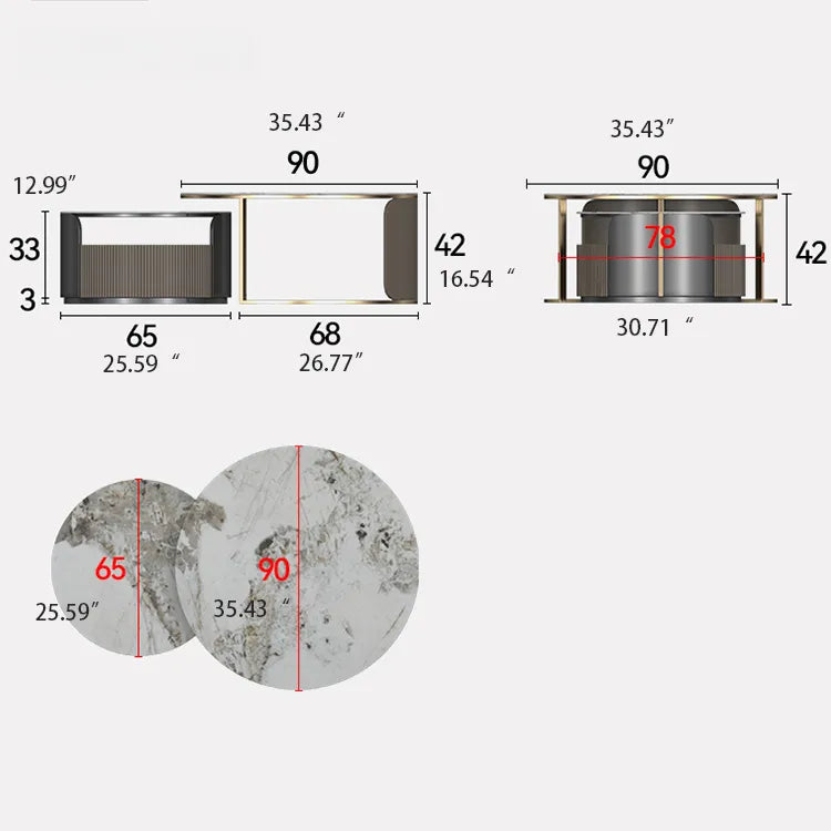セラミックパイン&ステンレス製センターテーブル|モダンリビングにぴったりの上質デザイン hfcjp-4011