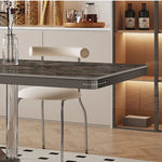 ラグジュアリーなセラミック&ステンレステーブル-モダンデザインの美しさを追求 hfcjp-4012