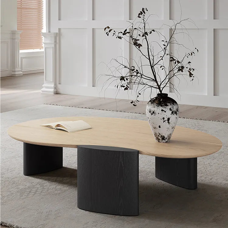 モダンな多層板レッドオークセンターテーブル|リビングをスタイリッシュに演出 hfcjp-4013