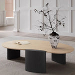 モダンな多層板レッドオークセンターテーブル|リビングをスタイリッシュに演出 hfcjp-4013