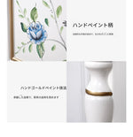 エレガントなパインキャビネット|花柄デザインの収納家具|ヴィンテージスタイルのおしゃれなインテリア hfgxc-4865