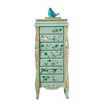 エレガントなデザインの花鳥模様 キャビネット - 収納力抜群でインテリアにも最適! hfgxc-4869