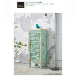 エレガントなデザインの花鳥模様 キャビネット - 収納力抜群でインテリアにも最適! hfgxc-4869