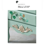 エレガントなデザインの花鳥模様 キャビネット - 収納力抜群でインテリアにも最適! hfgxc-4869