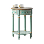 センターテーブル パイン材使用 美しい装飾付き 北欧スタイル おしゃれなサイドテーブル hfgxc-4870