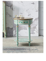 センターテーブル パイン材使用 美しい装飾付き 北欧スタイル おしゃれなサイドテーブル hfgxc-4870