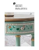 センターテーブル パイン材使用 美しい装飾付き 北欧スタイル おしゃれなサイドテーブル hfgxc-4870