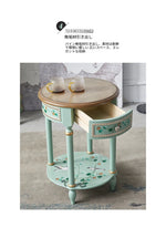 センターテーブル パイン材使用 美しい装飾付き 北欧スタイル おしゃれなサイドテーブル hfgxc-4870