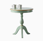 エレガントなデザインのセンターテーブル - 軽やかなグリーンの装飾付き、リビングルームに最適なインテリアアクセント hfgxc-4871