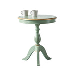 エレガントなデザインのセンターテーブル - 軽やかなグリーンの装飾付き、リビングルームに最適なインテリアアクセント hfgxc-4871