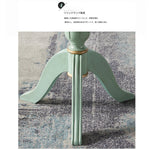 エレガントなデザインのセンターテーブル - 軽やかなグリーンの装飾付き、リビングルームに最適なインテリアアクセント hfgxc-4871