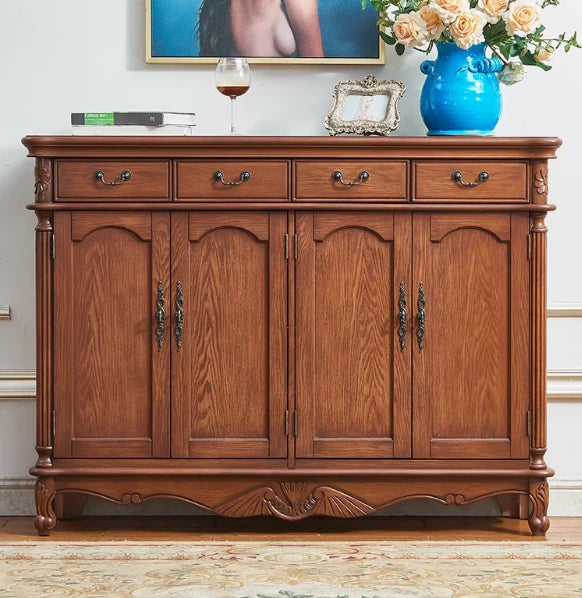 アンティーク風 キャビネット 鳥モチーフの美しいデザイン 足元スリム 収納巧妙 生活空間を彩るおしゃれ家具 hfgxc-4873