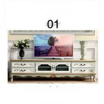 【北欧風テレビ台】カバノキ製、エレガントな装飾と収納力抜群、リビングに彩りを添えるおしゃれな家具 hfgxc-4874