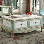 カバノキ製おしゃれなセンターテーブル|ビンテージ調の美しいデザインと収納付き hfgxc-4875