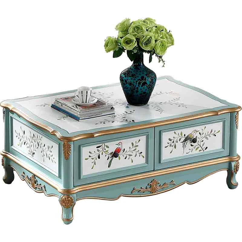 カバノキ製おしゃれなセンターテーブル|ビンテージ調の美しいデザインと収納付き hfgxc-4875