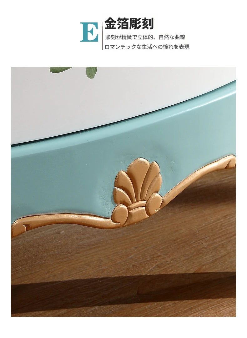 エレガントな花鳥デザインのキャビネット - 収納力抜群でインテリアにぴったり! hfgxc-4877