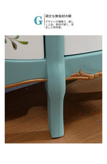 エレガントな花鳥デザインのキャビネット - 収納力抜群でインテリアにぴったり! hfgxc-4877