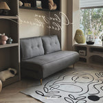 折りたたみ式 ソファーベッド|テックファブリック 多機能 アパート・書斎対応 リビング用 hgd-0209-55