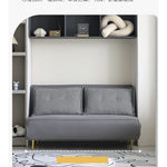 折りたたみ式 ソファーベッド|テックファブリック 多機能 アパート・書斎対応 リビング用 hgd-0209-55