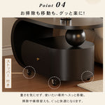 クリーム風可動式センターテーブル リビング用岩板デザイン 軽ラグジュアリー高級感 hgf-5378